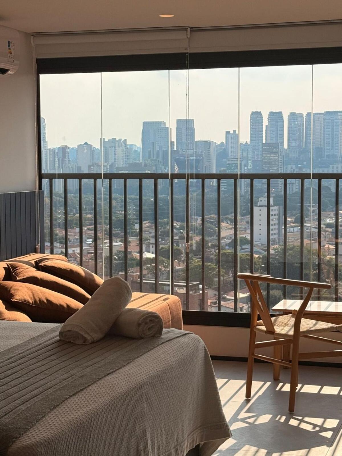 Apartamento Com Estacao De Trabalho E Vista Proximo A Faria Lima E Congonhas São Paulo Exterior foto