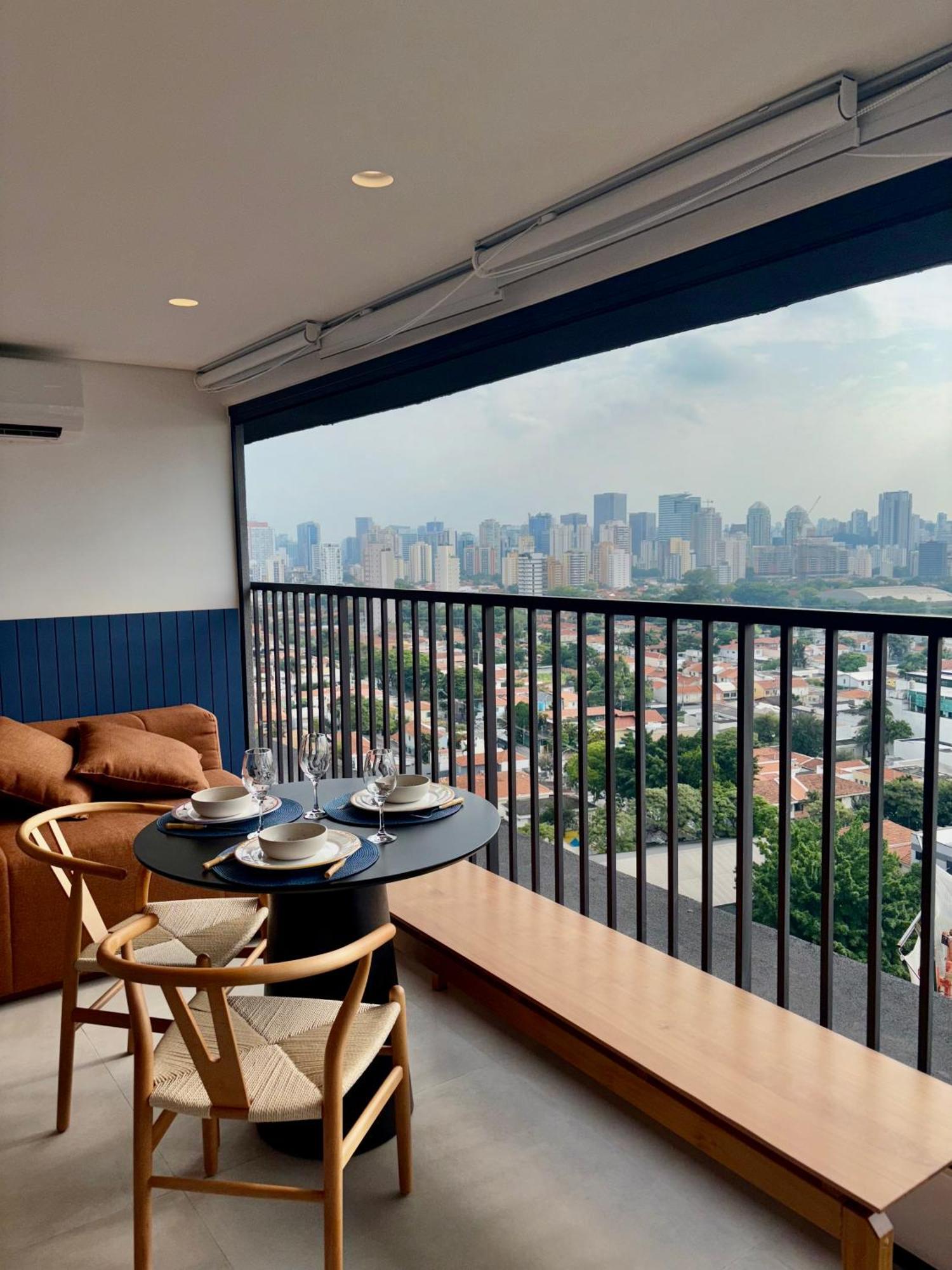 Apartamento Com Estacao De Trabalho E Vista Proximo A Faria Lima E Congonhas São Paulo Exterior foto